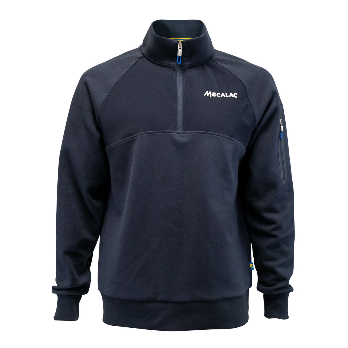 Sweat zippé bleu navy – vue 2